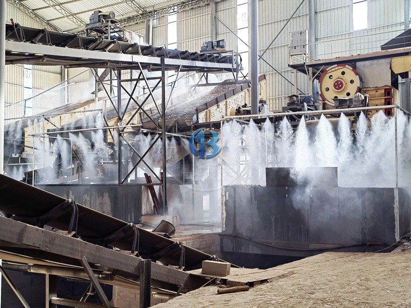 砂石厂喷雾降尘